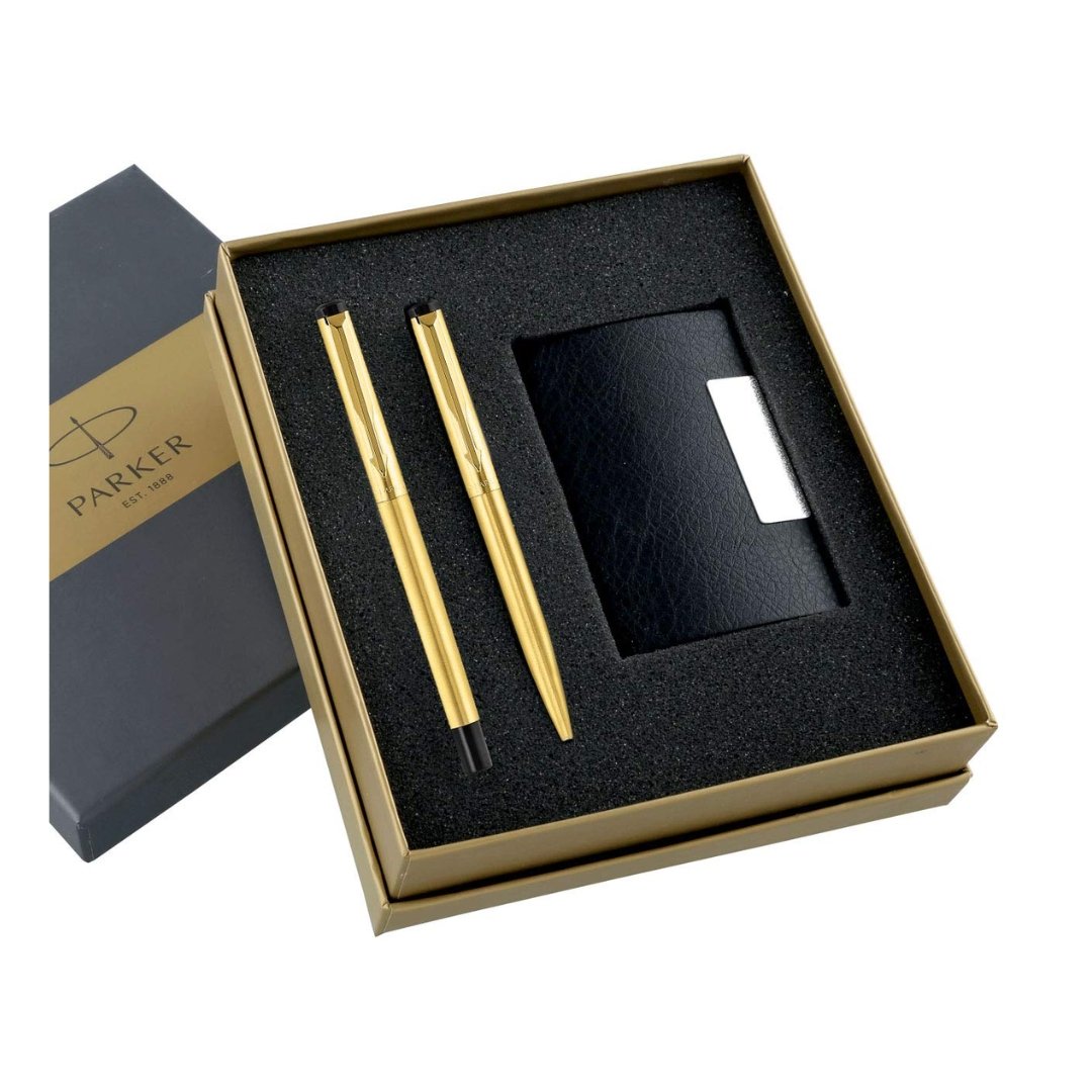 Parker Vector Gold (Roller Ball Pen+Ball Pen) - SCOOBOO - 9000019170 - BALL PEN