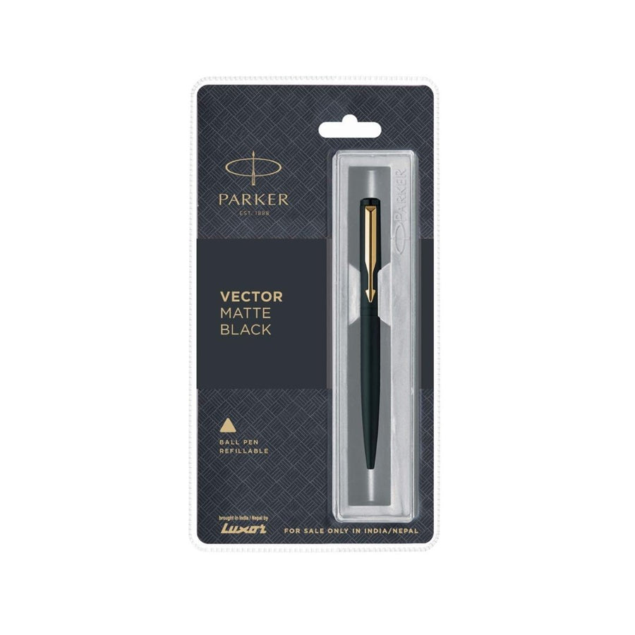 Parker Vector Matte Black Ball Pen - SCOOBOO - 9000012082 - BALL PEN