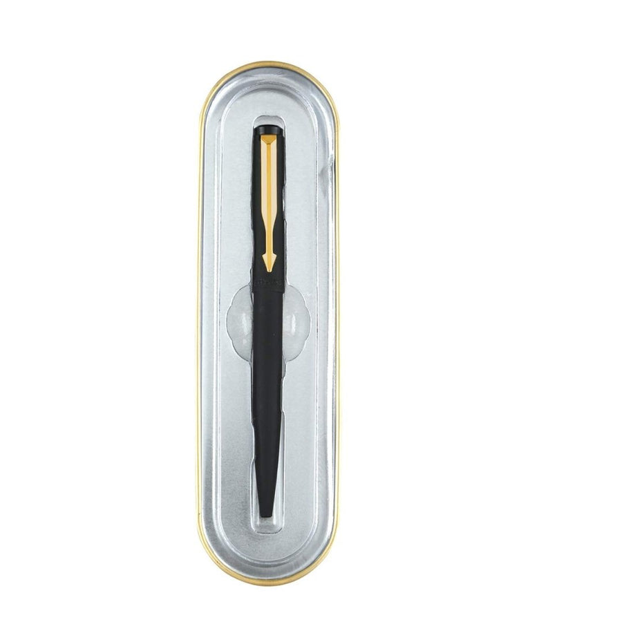 Parker Vector Matte Black Ball Pen Gold Trim - SCOOBOO - 9000025351 - Ball Pen