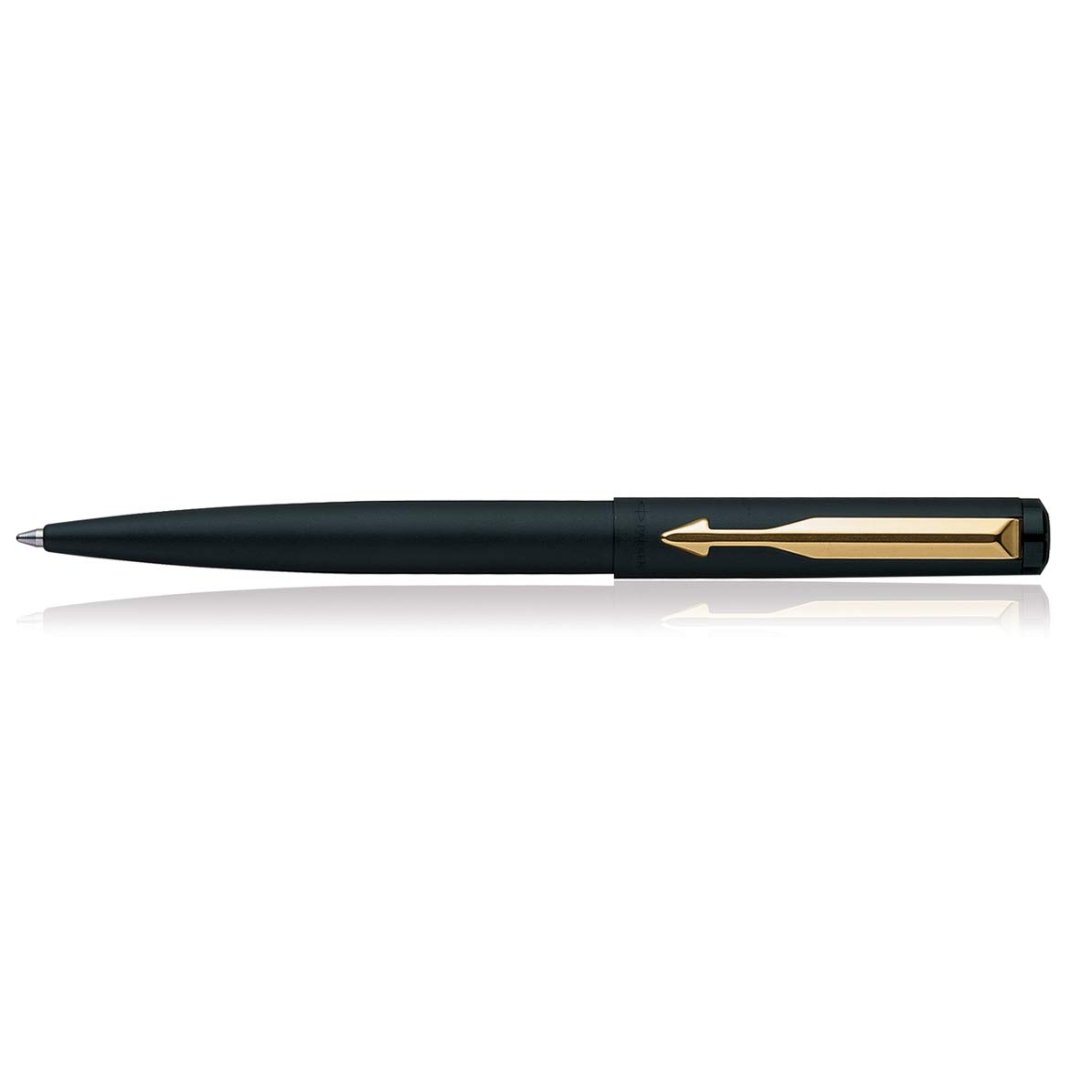 Parker Vector Matte Black Ball Pen Gold Trim - SCOOBOO - 9000025351 - Ball Pen