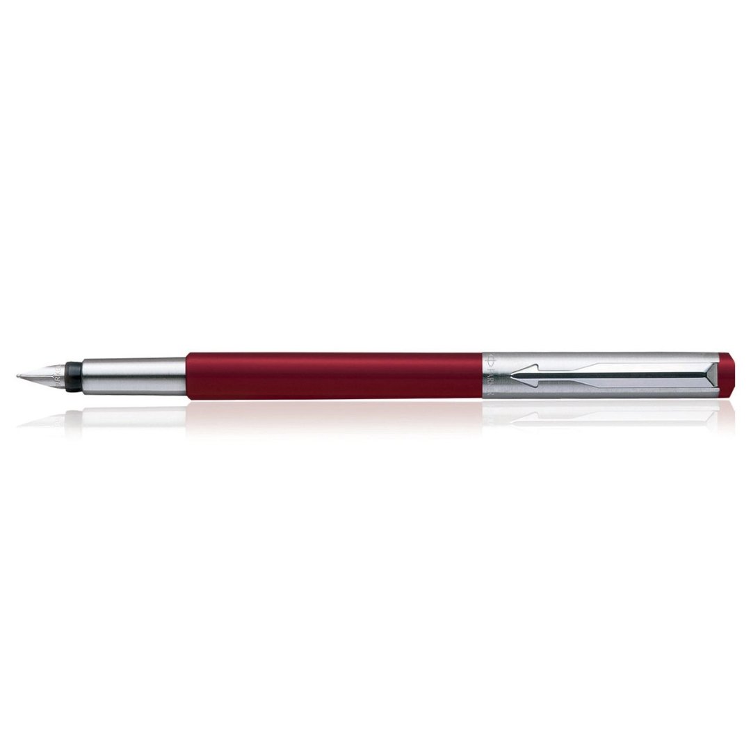 Parker Vector Metallix Chrome Trim Fountain Pen - SCOOBOO - 9000017257 - Fountain Pen