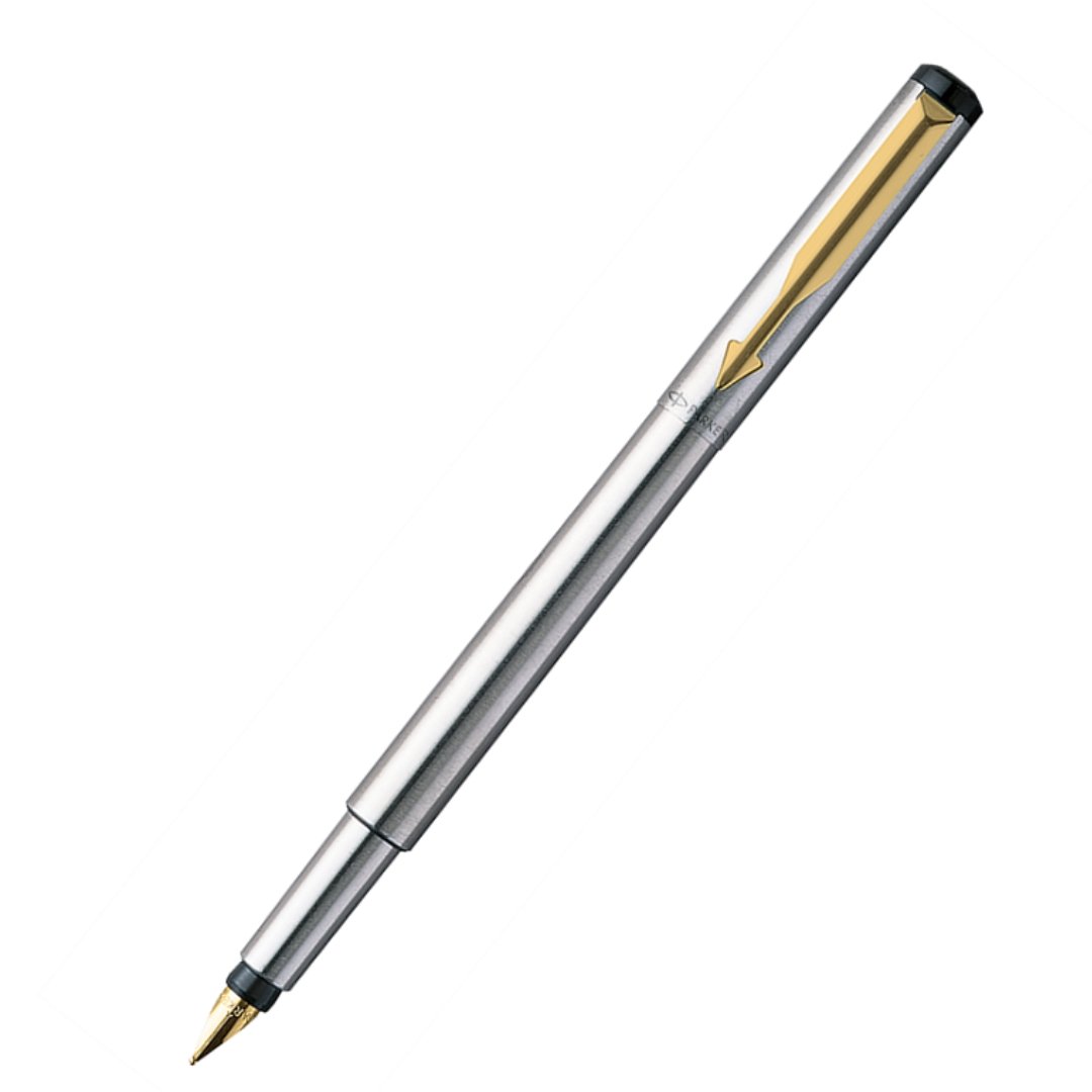 Parker Vector Stainless Steel Fountain Pen - SCOOBOO - 9000014376 - Fountain Pen