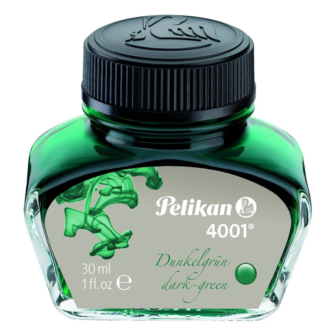 Pelikan 4001 Ink Bottle- 30ml - SCOOBOO - PE_4001_INKBTL_DK_GRN_30ML_300056 - Ink