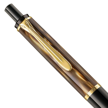 Pelikan Classic K200 Marbled Ballpoint Pen - SCOOBOO - PEP_CLC_K200_BRWMRB_BP_808965 - Ball Pen