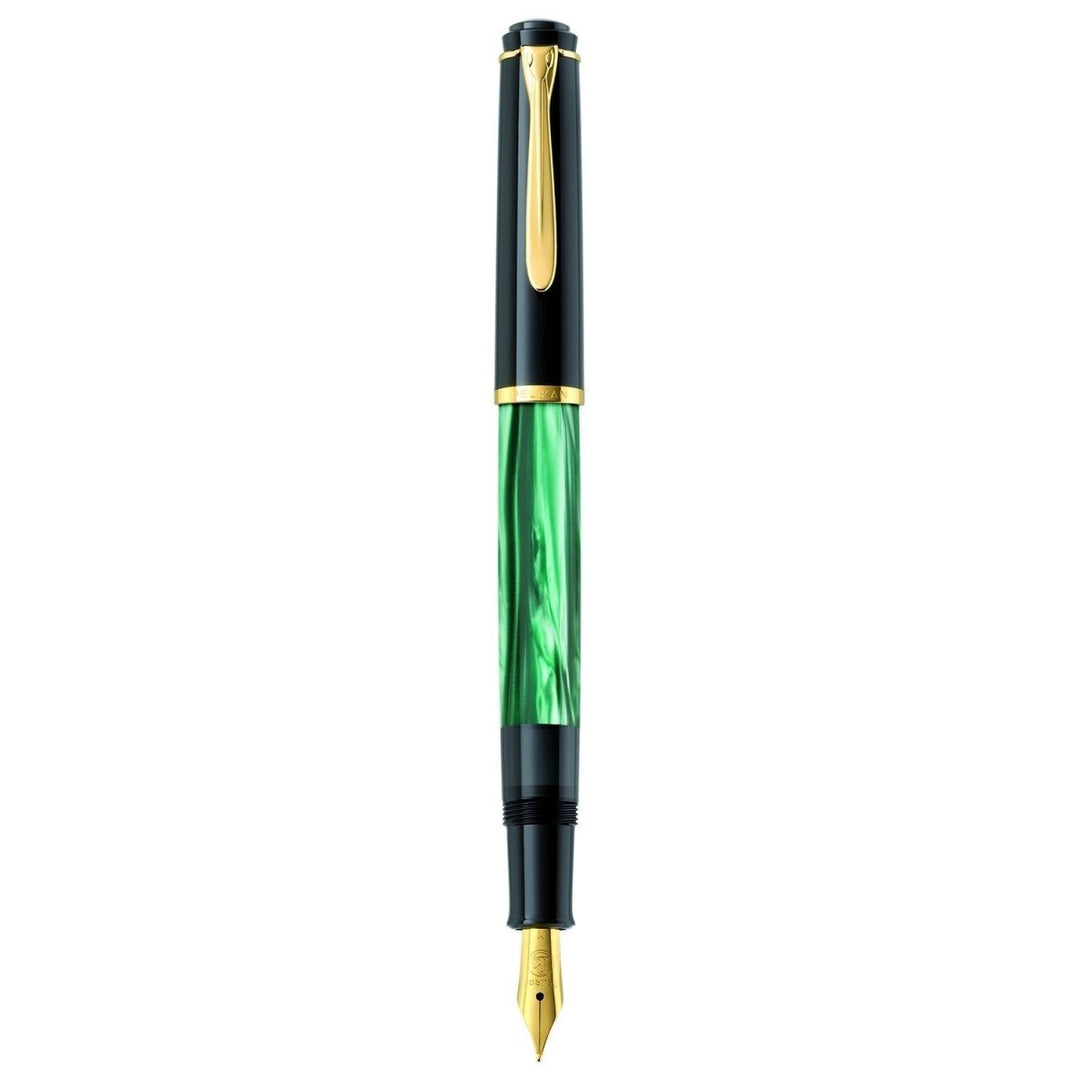 Pelikan Classic M200 Fountain Pen - SCOOBOO - PEP_CLC_M200_GRNMRB_FPEF_801768 - Fountain Pen