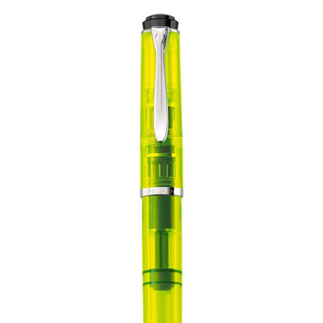 Pelikan Classic M205 Duo Neon Yellow Fountain Pen Set 819886 - SCOOBOO - PEP_M205DUO_NEOYLW_FPSTBB_819886 - Fountain Pen