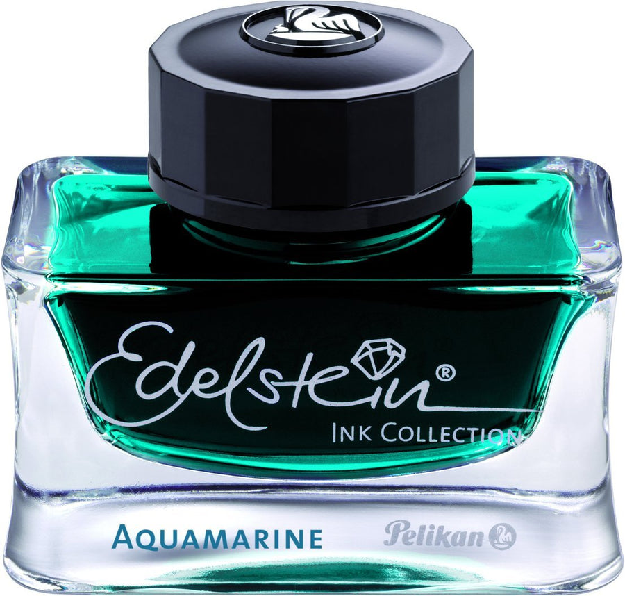 Pelikan Edelstein Ink Bottle (Aquamarine - 50 ML) 300025 - SCOOBOO - PE_EDL_INKBTL_AQUA_50ML_339341 - Ink Bottle