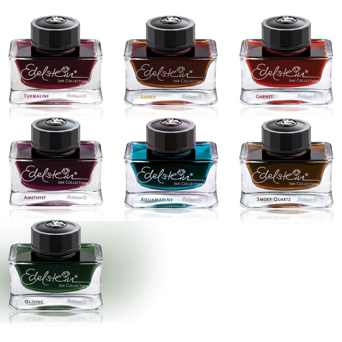 Pelikan Edelstein Ink Bottle (Aquamarine - 50 ML) 300025 - SCOOBOO - PE_EDL_INKBTL_AQUA_50ML_339341 - Ink Bottle