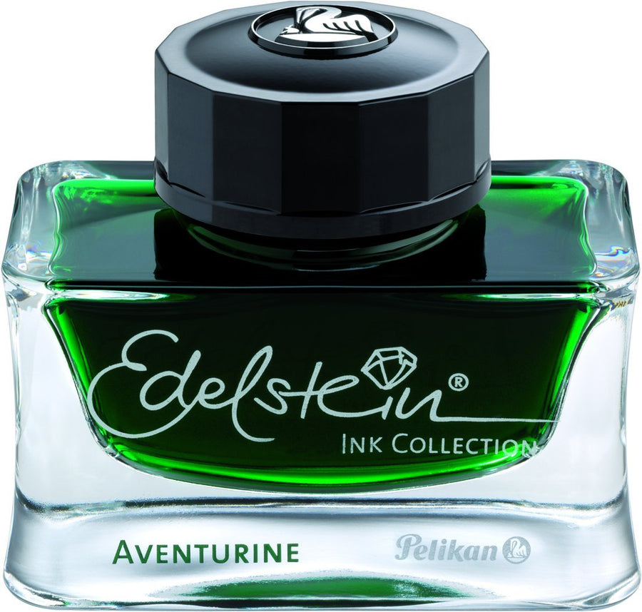 Pelikan Edelstein Ink Bottle (Aventurine - 50 ML) 339366 - SCOOBOO - PE_EDL_INKBTL_AVNT_50ML_339366 - Ink Bottle