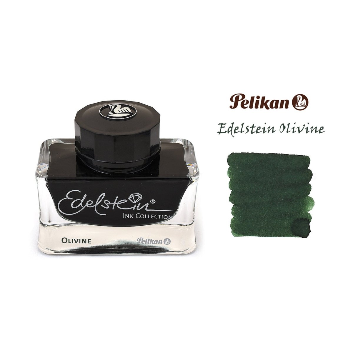 Pelikan Edelstein Ink Bottle (Olivine - 50 ML) 300674 - SCOOBOO - PE_EDL_INKBTL_OLVN_50ML_300674 - Ink Bottle