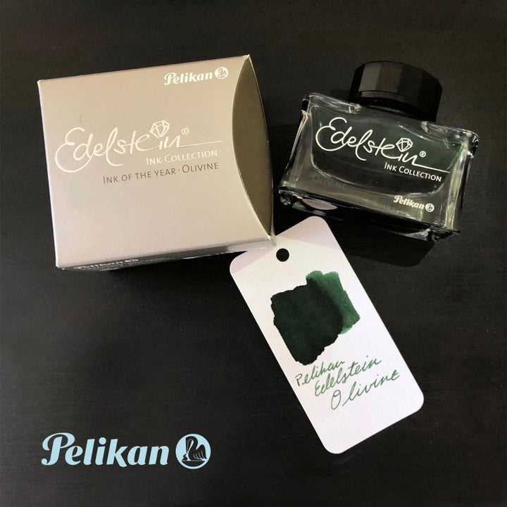 Pelikan Edelstein Ink Bottle (Olivine - 50 ML) 300674 - SCOOBOO - PE_EDL_INKBTL_OLVN_50ML_300674 - Ink Bottle