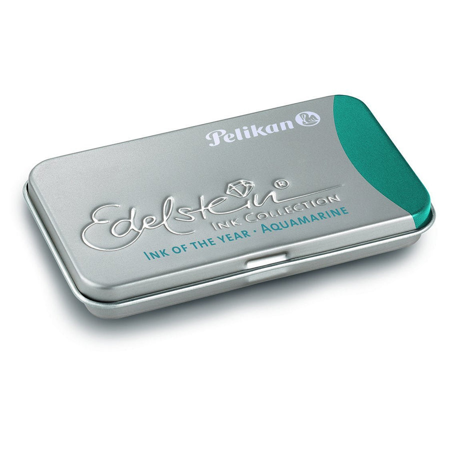 Pelikan Edelstein Ink Cartridge (Aquamarine - Pack of 6) 300100 - SCOOBOO - PE_EDL_INKCART_AQUA_PK6_300100 - Ink Cartridge