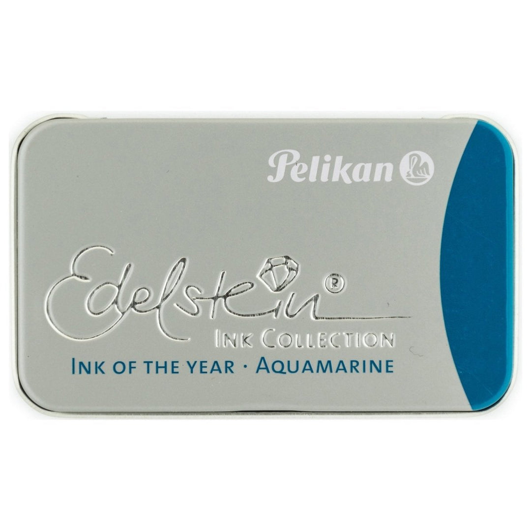 Pelikan Edelstein Ink Cartridge (Aquamarine - Pack of 6) 300100 - SCOOBOO - PE_EDL_INKCART_AQUA_PK6_300100 - Ink Cartridge