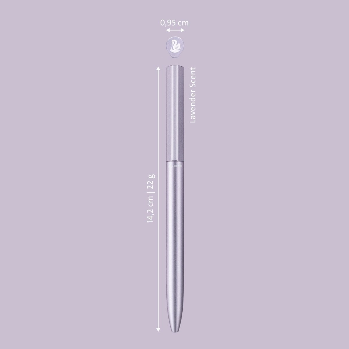 Pelikan Ineo K6 Lavender Scent Ballpoint Pen 822428 - SCOOBOO - PE_INEO_LVDRSCNT_BP_822428 - Ballpoint Pen