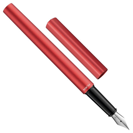 Pelikan Ineo P6 Fiery Red Fountain Pen - SCOOBOO - PE_INEO_FRYRED_FPM_1051292 - Fountain Pen