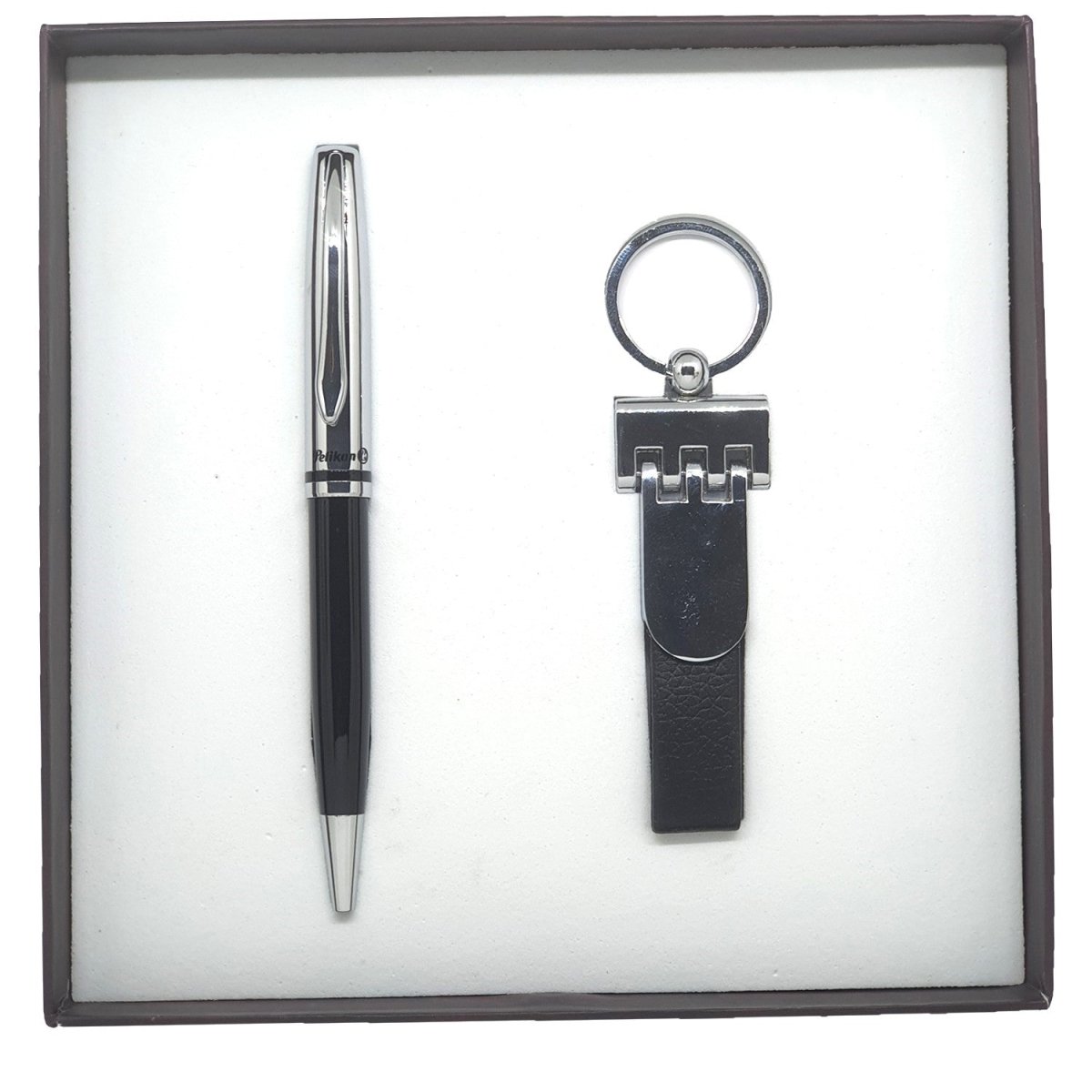 Pelikan Jazz Ballpoint Pen with Keychain Gift Set 806930 - SCOOBOO - PE_JAZZ_BLK_BP_KYCHN_806933 - Ballpoint Pen Set