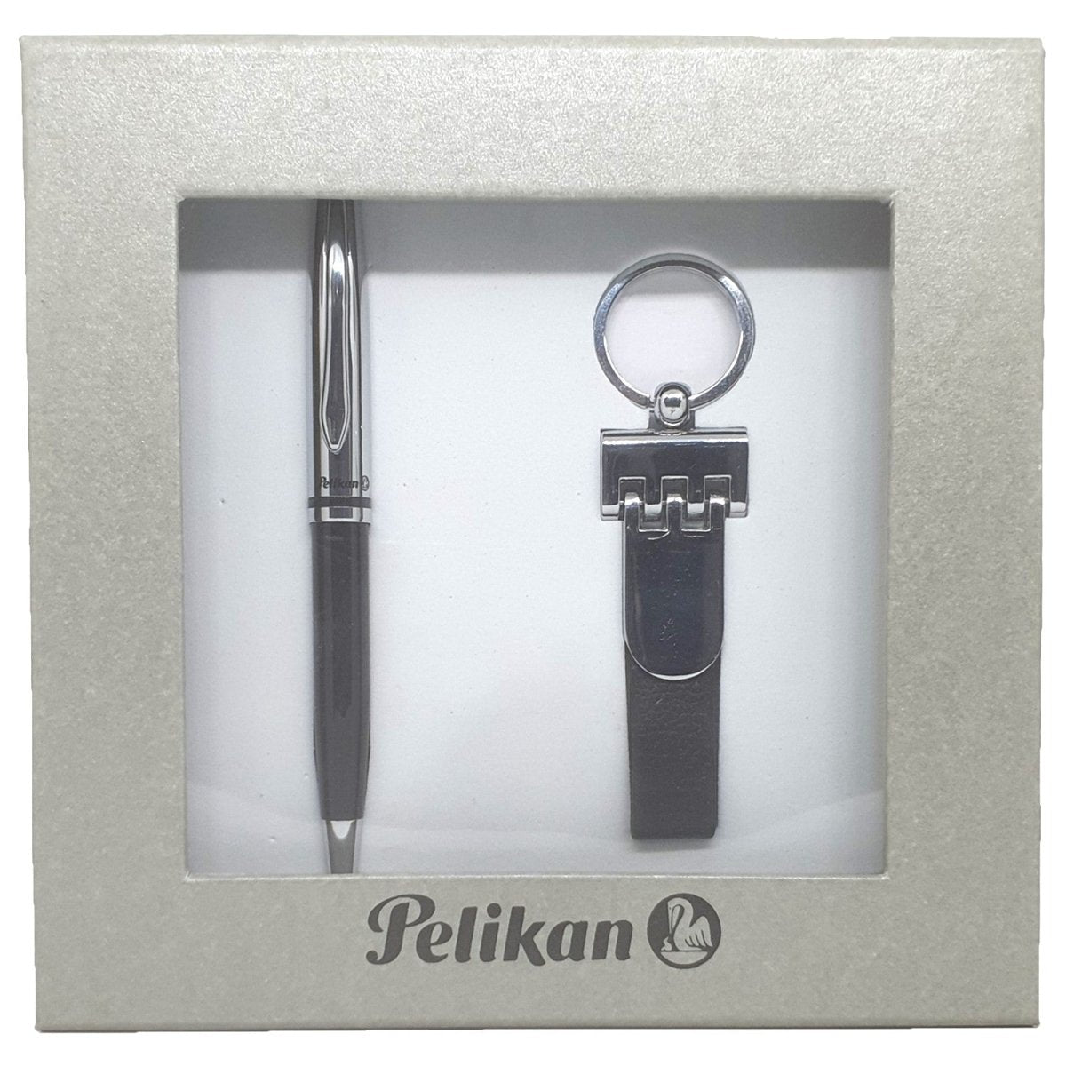 Pelikan Jazz Ballpoint Pen with Keychain Gift Set 806930 - SCOOBOO - PE_JAZZ_BLK_BP_KYCHN_806933 - Ballpoint Pen Set