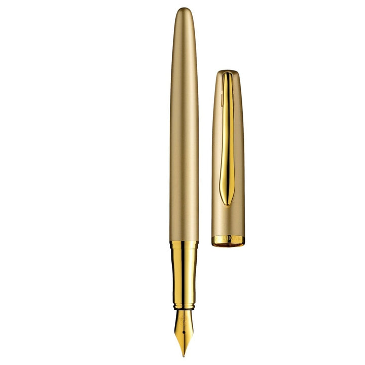 Pelikan Jazz Noble P36 Gold GT Fountain Pen - SCOOBOO - PE_JZZ_NBLP36_GLD_GT_FPM_821704 - Fountain Pen
