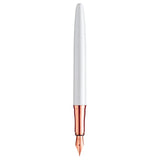 Pelikan Jazz Noble P36 Pearl White RGT Fountain Pen - SCOOBOO - PE_JZZ_NBLP36_PRL_WHT_RG_FPM_821681 - Fountain Pen