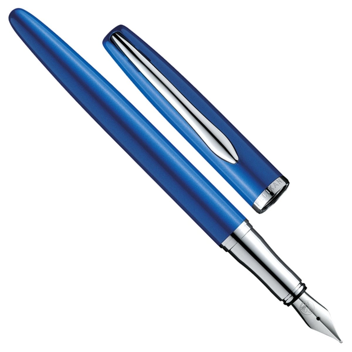 Pelikan Jazz Noble P36 Sapphire CT Fountain Pen - SCOOBOO - PE_JZZ_NBLP36_SPIR_CT_FPM_821728 - Fountain Pen