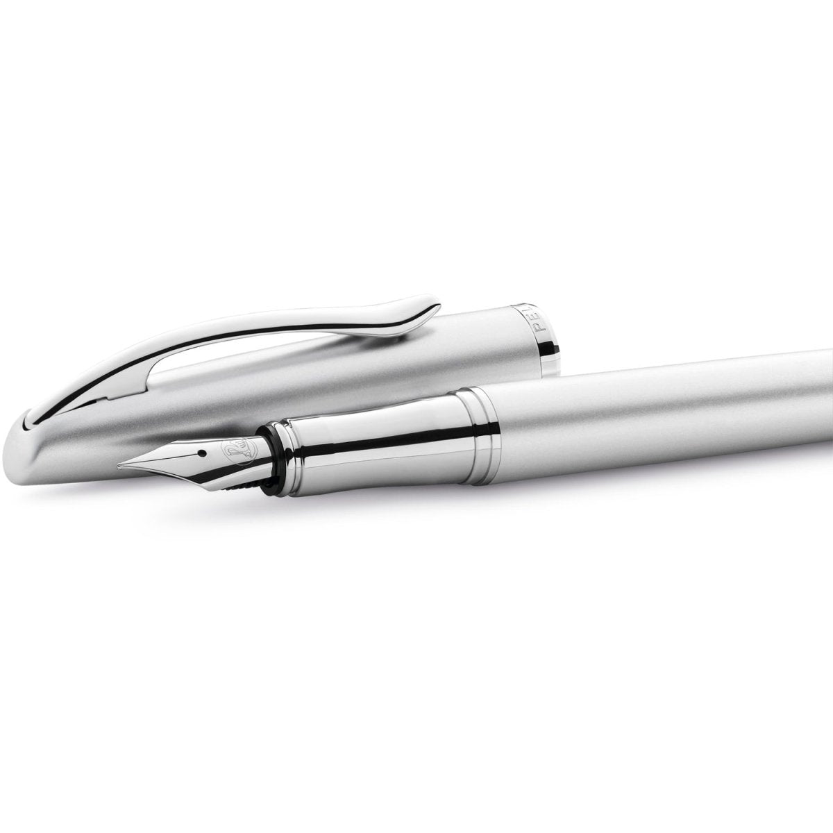 Pelikan Jazz Noble P36 Silver CT Fountain Pen - SCOOBOO - PE_JZZ_NBLP36_SLVR_CT_FPM_821735 - Fountain Pen