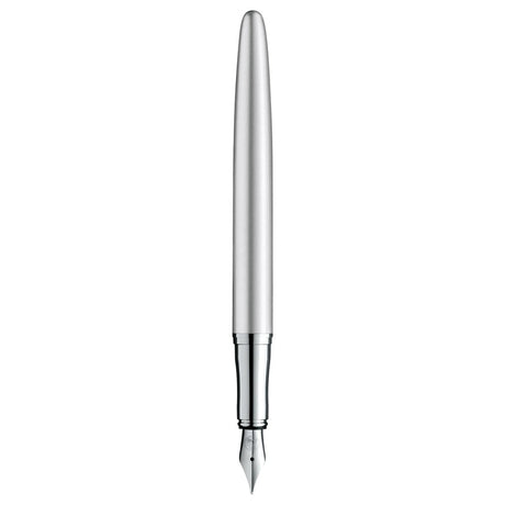 Pelikan Jazz Noble P36 Silver CT Fountain Pen - SCOOBOO - PE_JZZ_NBLP36_SLVR_CT_FPM_821735 - Fountain Pen