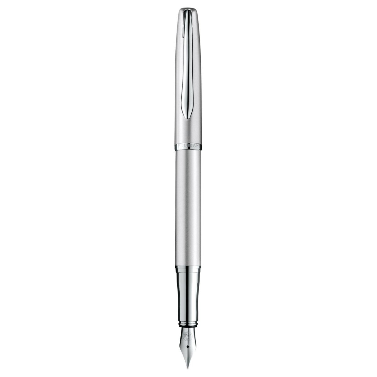 Pelikan Jazz Noble P36 Silver CT Fountain Pen - SCOOBOO - PE_JZZ_NBLP36_SLVR_CT_FPM_821735 - Fountain Pen