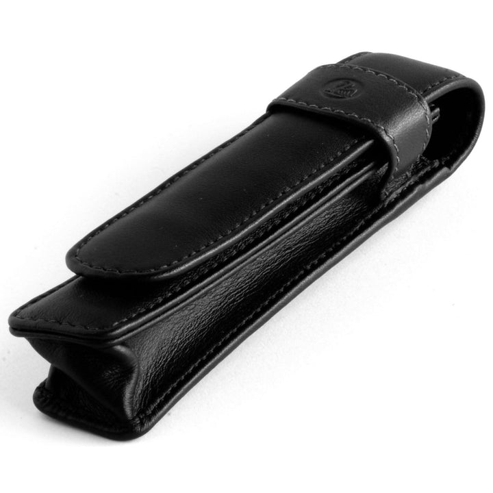 Pelikan Leather Two Pen Case (Black) 923417 - SCOOBOO - PEP_LTHR_2PEN_CSE_BLK_923417 - Pen Case