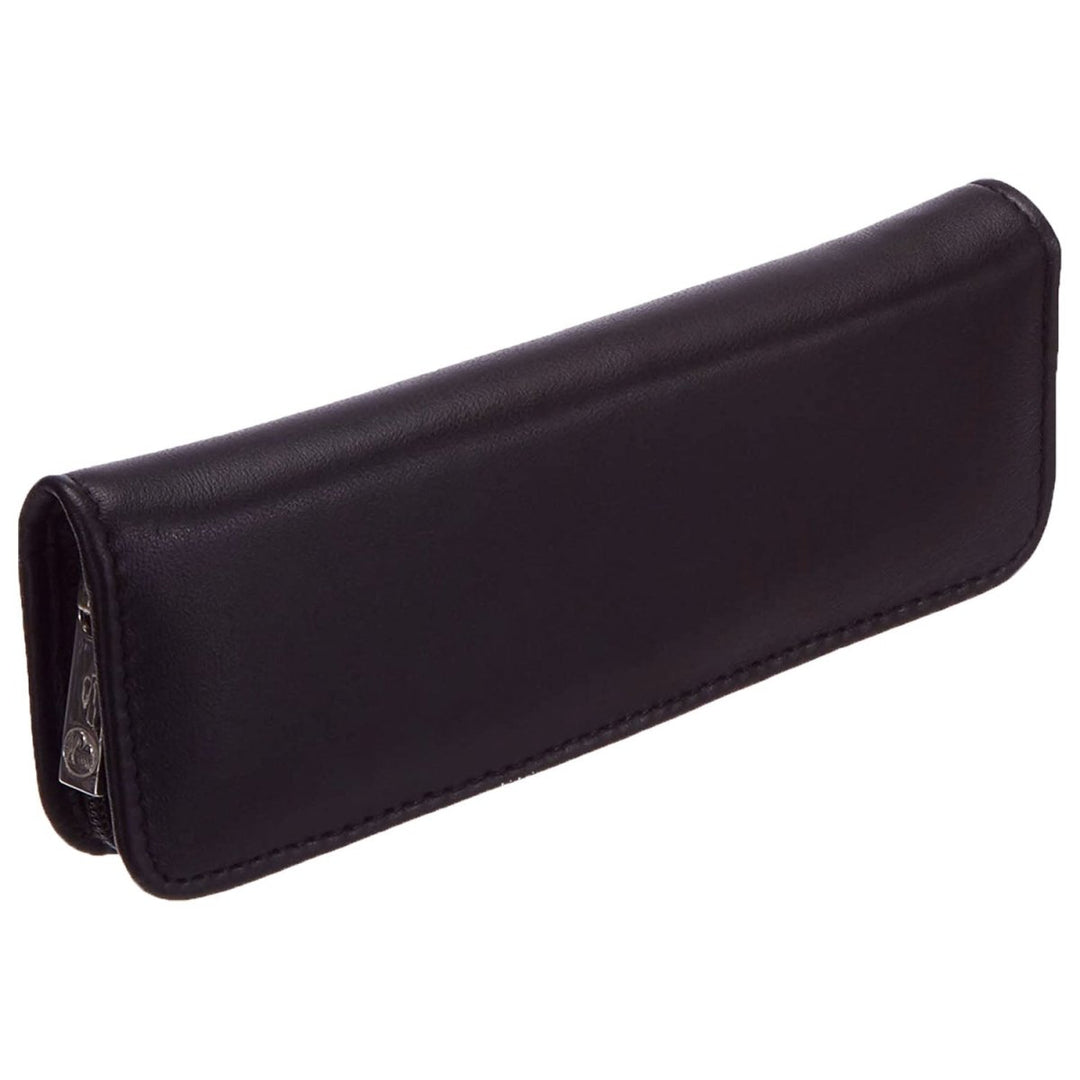 Pelikan Leather Two Pen Case (Black) 958017 - SCOOBOO - PEP_LTHR_2PEN_CSE_BLK_958017 - Pen Case