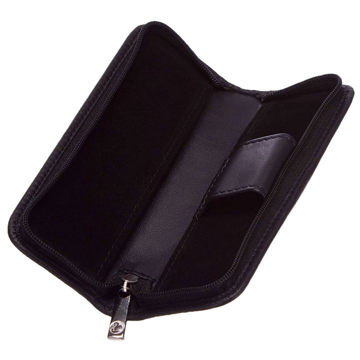 Pelikan Leather Two Pen Case (Black) 958017 - SCOOBOO - PEP_LTHR_2PEN_CSE_BLK_958017 - Pen Case