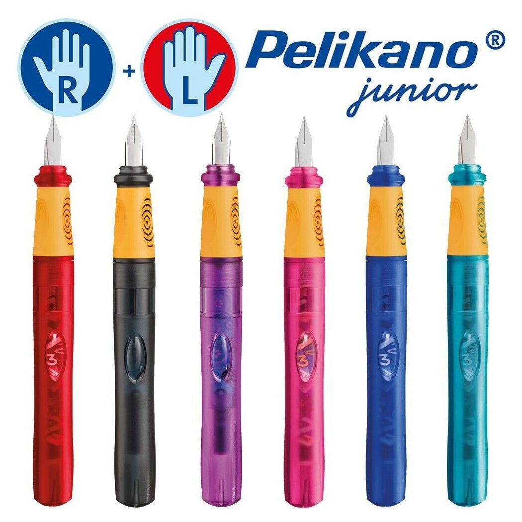 Pelikan Pelikano Junior Fountain Pen (Red) - SCOOBOO - PE_PLKN_JRP67_RED_FPA_940882 - Fountain Pen