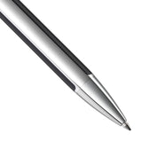 Pelikan Pura K40 Black/Silver Ballpoint Pen 905950 - SCOOBOO - PEP_PUR_K40_BLKSLV_BP_905950 - Ballpoint Pen