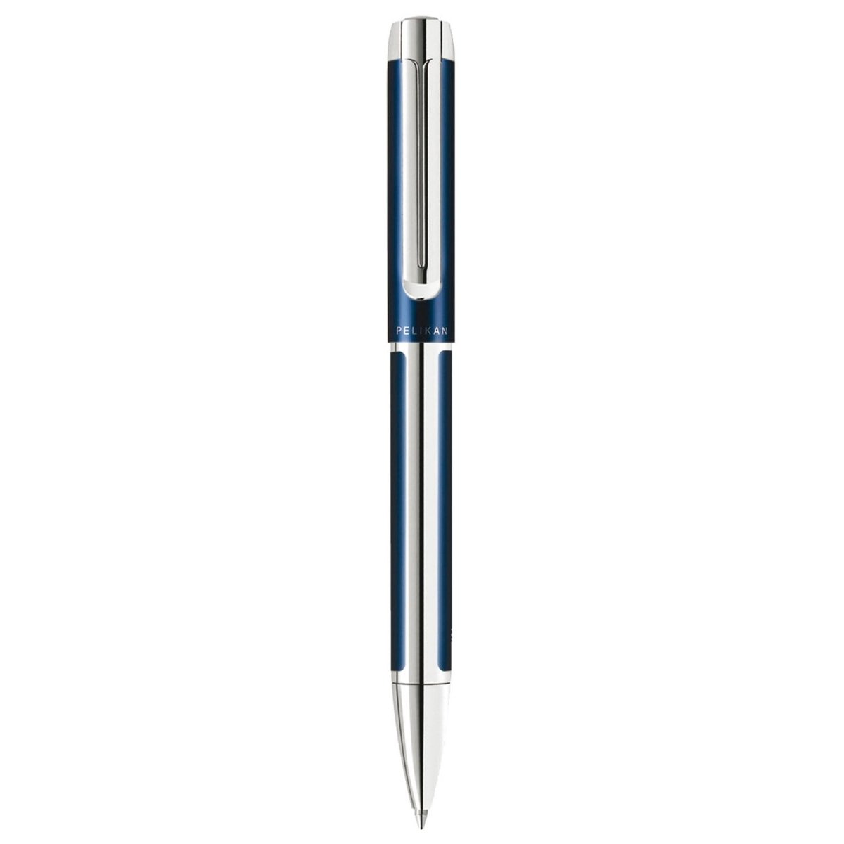 Pelikan Pura K40 Blue/Silver Ballpoint Pen 954990 - SCOOBOO - PEP_PUR_K40_BLUSLV_BP_954990 - Ballpoint Pen