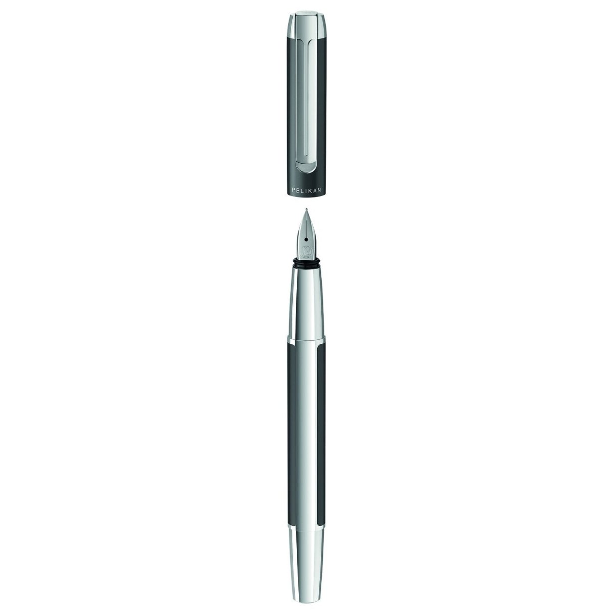 Pelikan Pura P40 Anthracite Fountain Pen - SCOOBOO - PEP_PUR_P40_ANTH_FPF_817127 - Fountain Pen