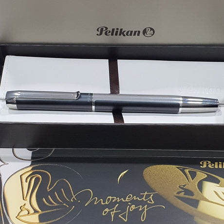 Pelikan Pura P40 Anthracite Fountain Pen - SCOOBOO - PEP_PUR_P40_ANTH_FPF_817127 - Fountain Pen