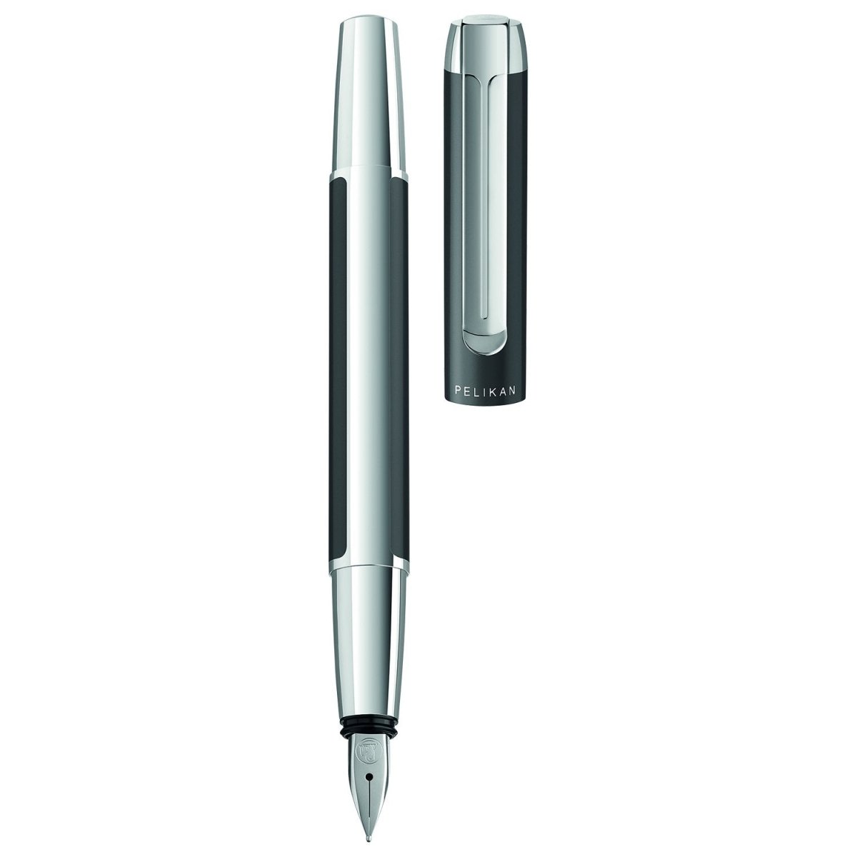 Pelikan Pura P40 Anthracite Fountain Pen - SCOOBOO - PEP_PUR_P40_ANTH_FPF_817127 - Fountain Pen