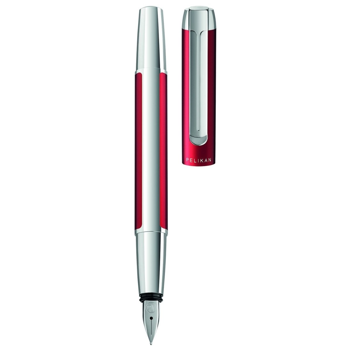 Pelikan Pura P40 Bordeaux Fountain Pen - SCOOBOO - PEP_PUR_P40_BDX_FPF_817189 - Fountain Pen