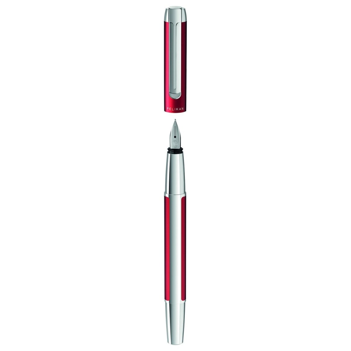 Pelikan Pura P40 Bordeaux Fountain Pen - SCOOBOO - PEP_PUR_P40_BDX_FPF_817189 - Fountain Pen