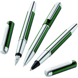 Pelikan Pura P40 Deep Green Fountain Pen - SCOOBOO - PEP_PUR_P40_DPGRN_FPF_817493 - Fountain Pen