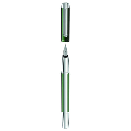 Pelikan Pura P40 Deep Green Fountain Pen - SCOOBOO - PEP_PUR_P40_DPGRN_FPF_817493 - Fountain Pen