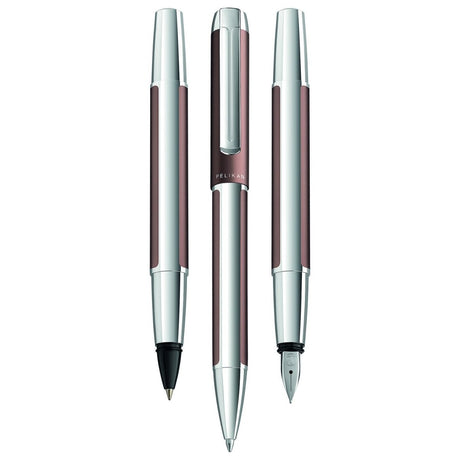 Pelikan Pura P40 Mocha Fountain Pen - SCOOBOO - PEP_PUR_P40_MCH_FPF_817219 - Fountain Pen