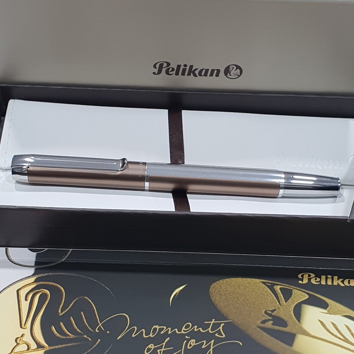 Pelikan Pura P40 Mocha Fountain Pen - SCOOBOO - PEP_PUR_P40_MCH_FPF_817219 - Fountain Pen