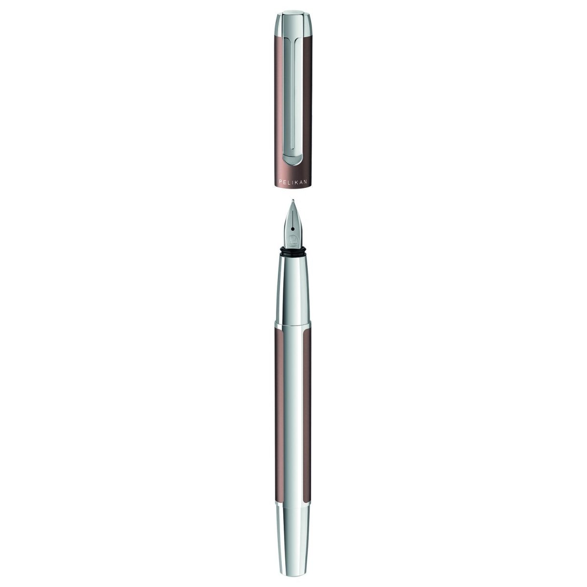 Pelikan Pura P40 Mocha Fountain Pen - SCOOBOO - PEP_PUR_P40_MCH_FPF_817219 - Fountain Pen