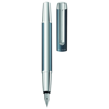 Pelikan Pura P40 Petrol Fountain Pen - SCOOBOO - PEP_PUR_P40_PTRL_FPF_817158 - Fountain Pen