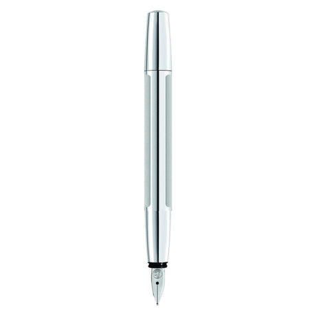 Pelikan Pura P40 Silver Fountain Pen - SCOOBOO - PEP_PUR_P40_SLV_FPEF_952036 - Fountain Pen