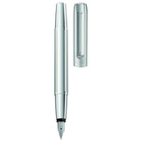 Pelikan Pura P40 Silver Fountain Pen - SCOOBOO - PEP_PUR_P40_SLV_FPEF_952036 - Fountain Pen