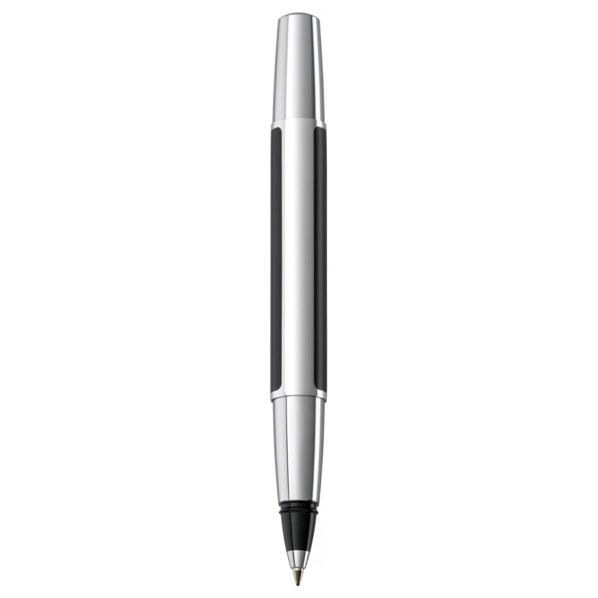 Pelikan Pura R40 Black/Silver Roller Ball Pen 904441 - SCOOBOO - PEP_PUR_R40_BLKSLV_RB_904441 - Roller Ball Pen