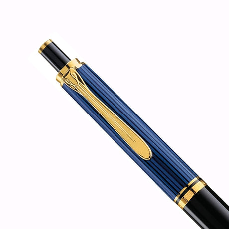 Pelikan Souveran D400 Black/Blue Mechanical Pencil (0.7 MM) 985390 - SCOOBOO - PEP_SVRN_D400_BLKBLU_MP07_985390 - Mechanical Pencil