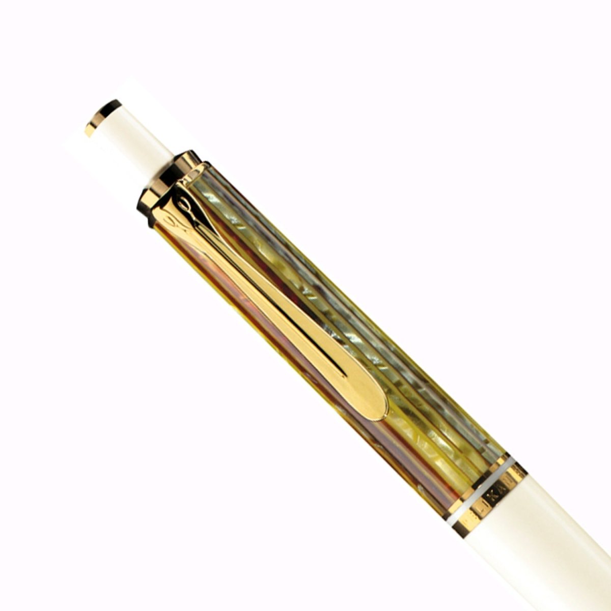 Pelikan Souveran D400 White Tortoiseshell Mechanical Pencil (0.7 MM) 935361 - SCOOBOO - PEP_SVRN_D400_WHT_TORSHL_MP07_935361 - Mechanical Pencil