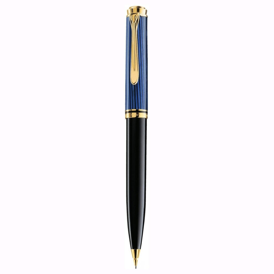 Pelikan Souveran D600 Black/Blue Mechanical Pencil (0.7 MM) 988352 - SCOOBOO - PEP_SVRN_D600_BLKBLU_MP07_988352 - Mechanical Pencil